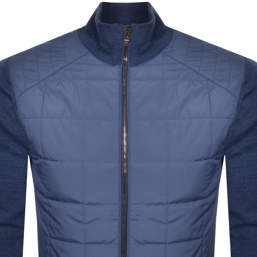 Alternative Image for ProductBelstaff Kelby Full Zip Knit Jumper Blue2